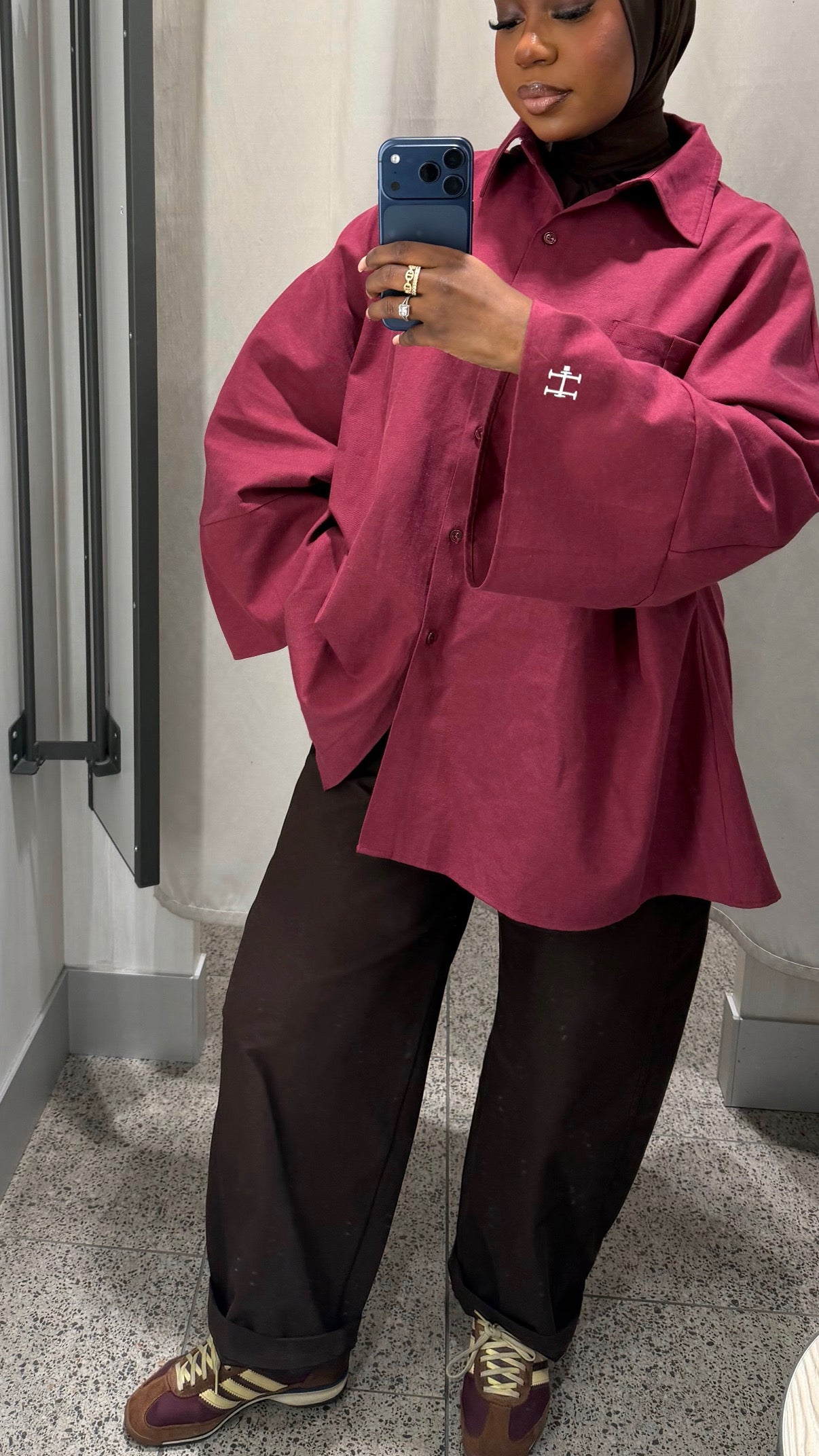 CHEMISE CASUAL - BORDEAUX