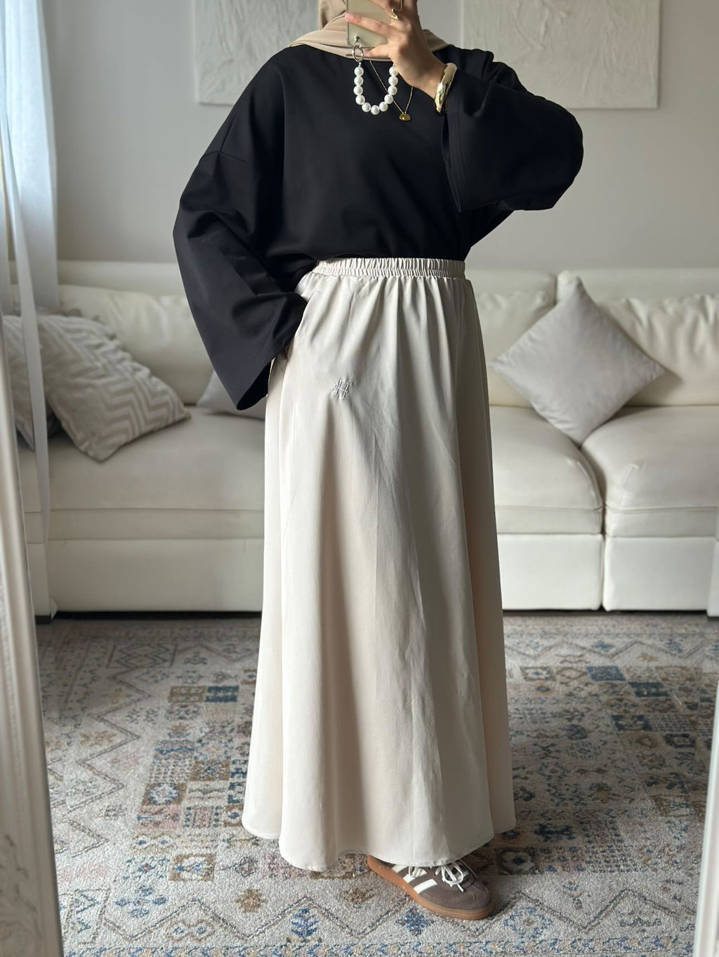 JUPE ESSENTIAL - BEIGE