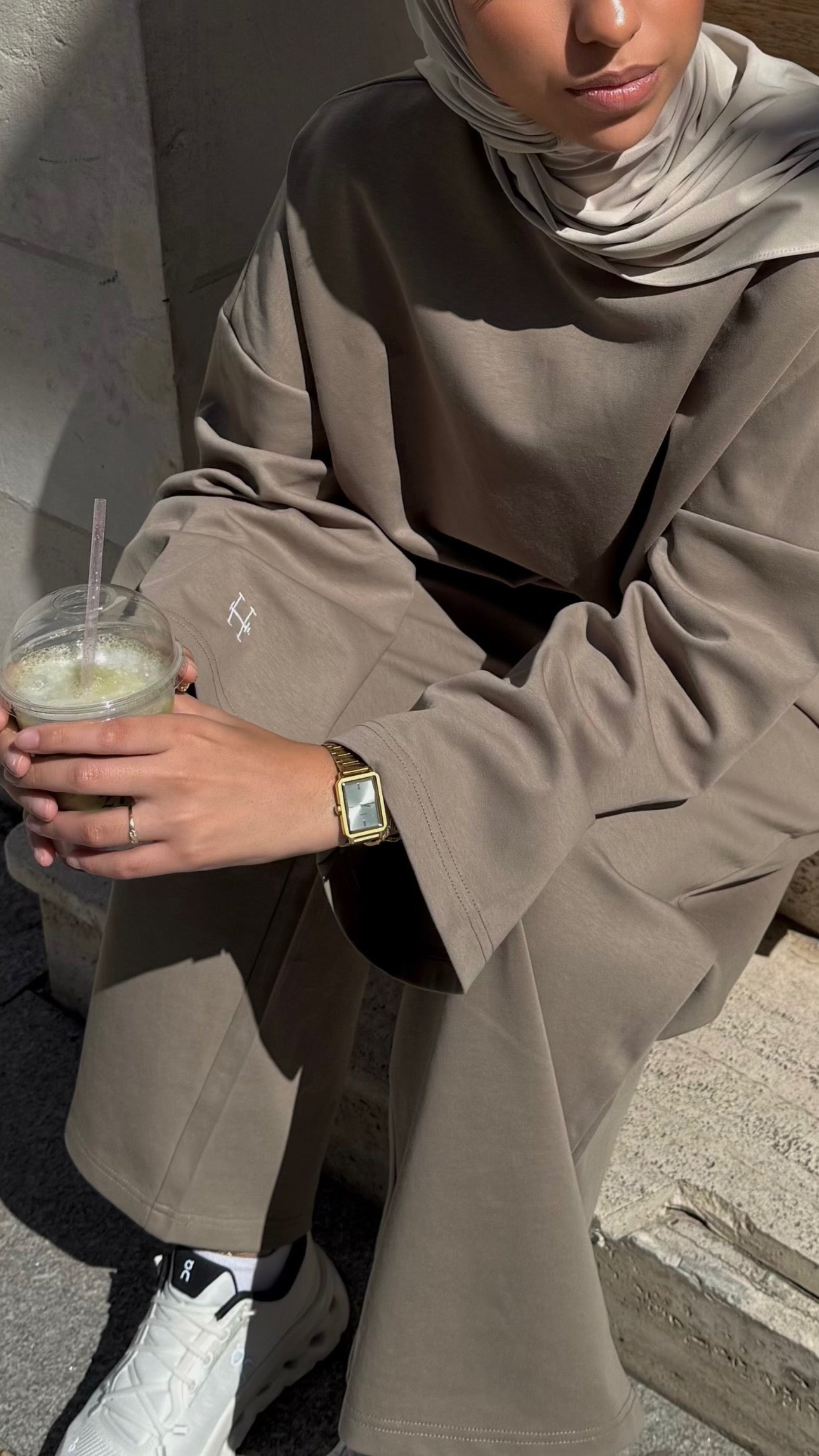 ENSEMBLE ESSENTIAL - TAUPE