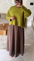 JUPE ESSENTIAL - MARRON