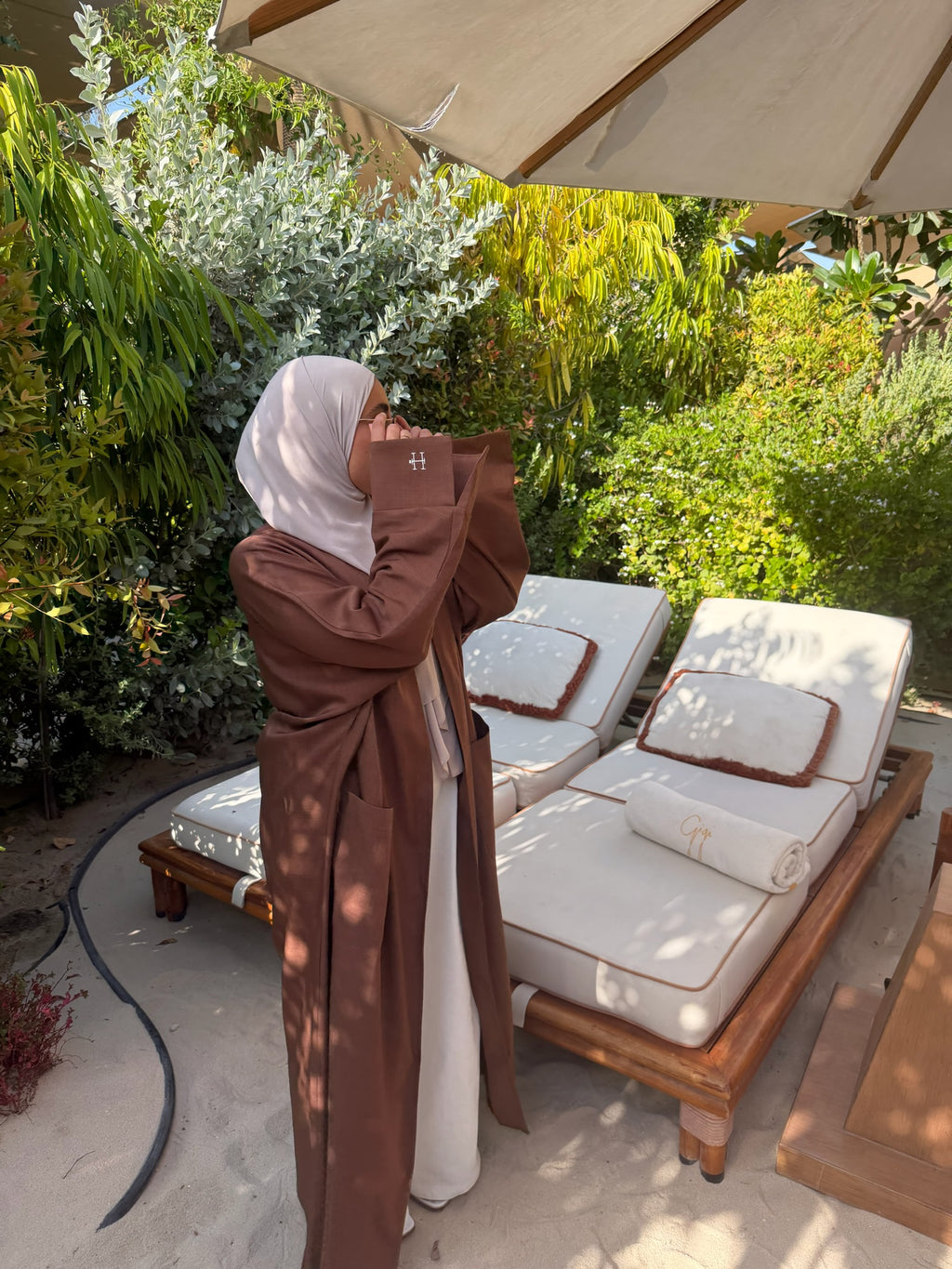 KIMONO MODESTY - MARRON