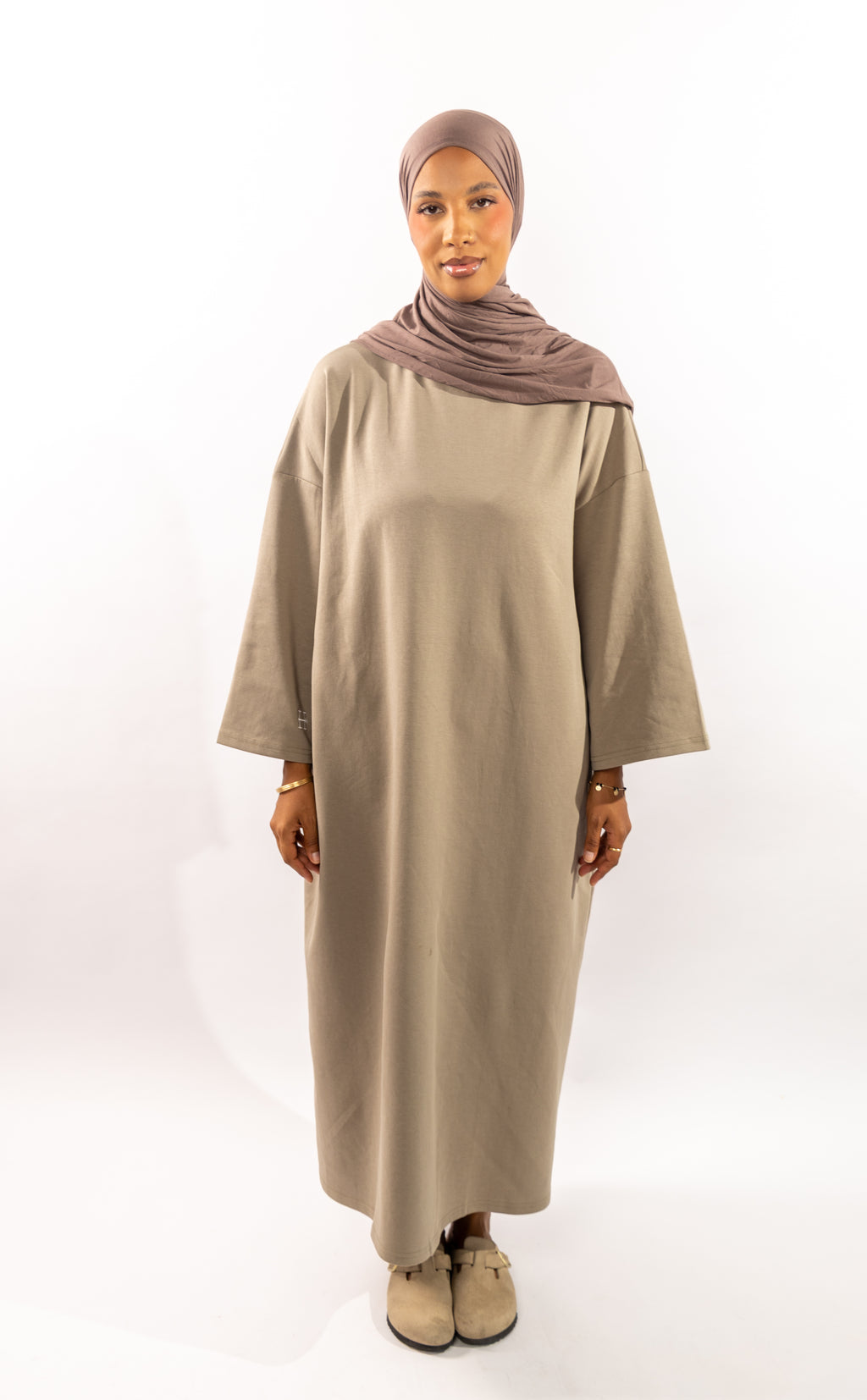 ROBE ESSENTIAL - TAUPE