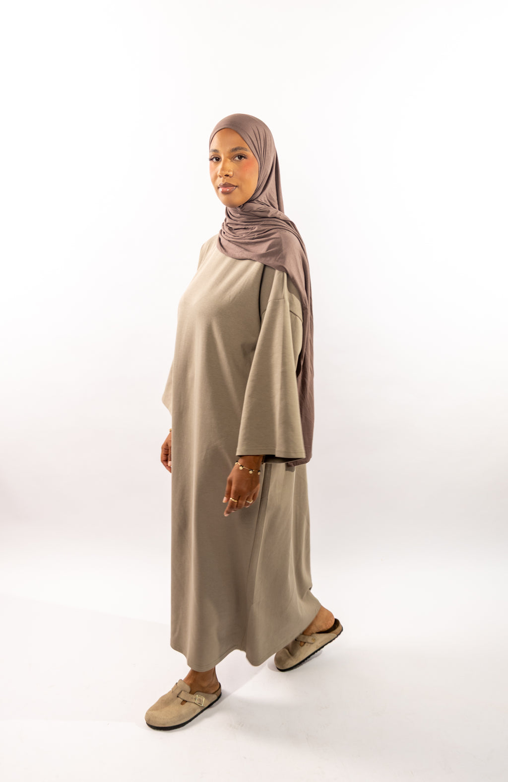 ROBE ESSENTIAL - TAUPE