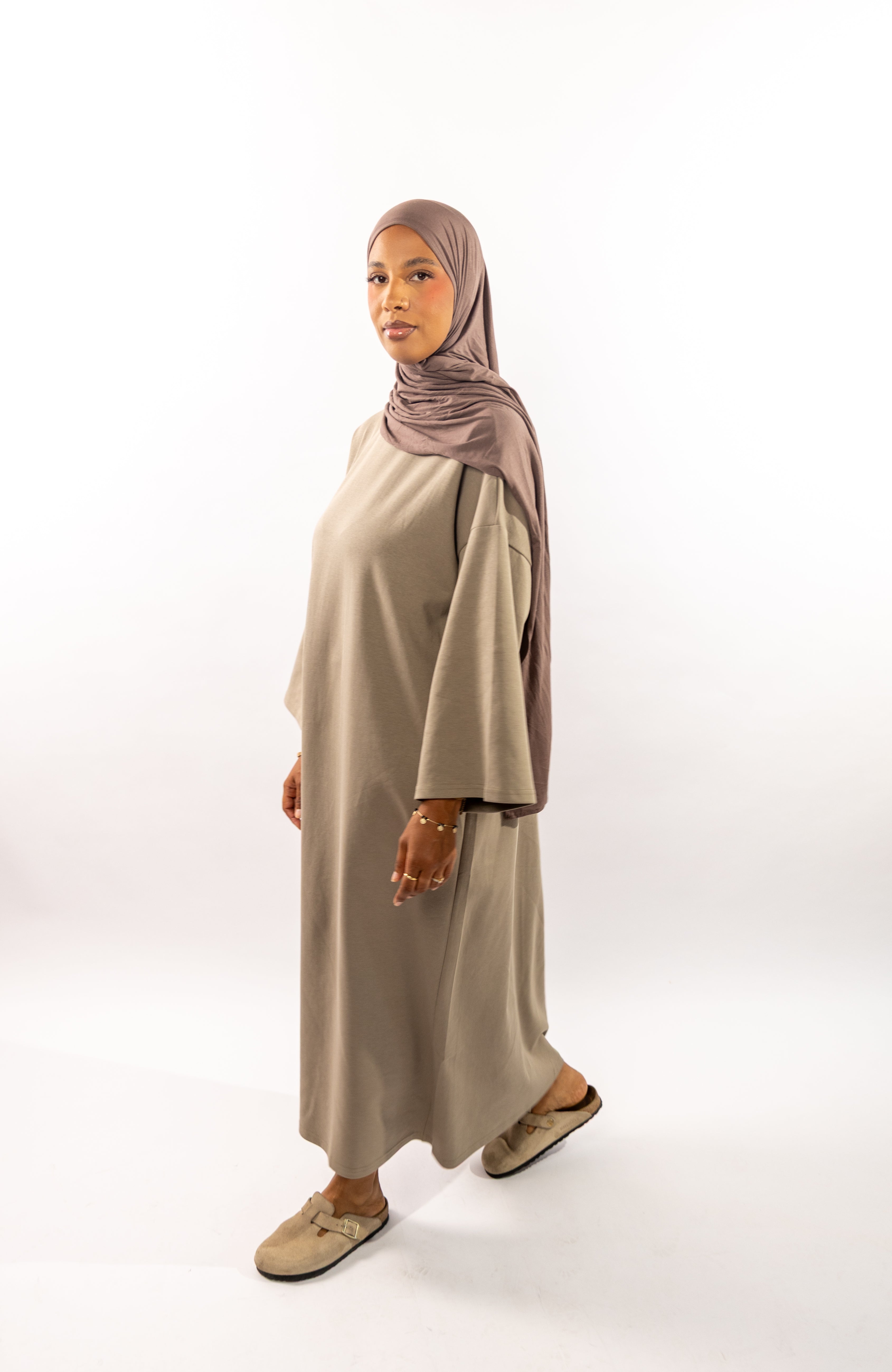 ROBE ESSENTIAL - TAUPE