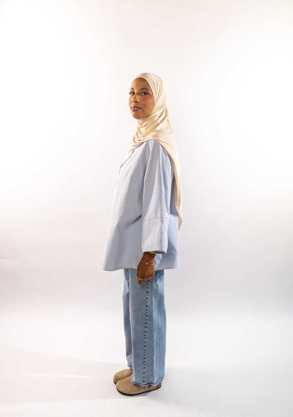 CHEMISE CASUAL - BLEUE