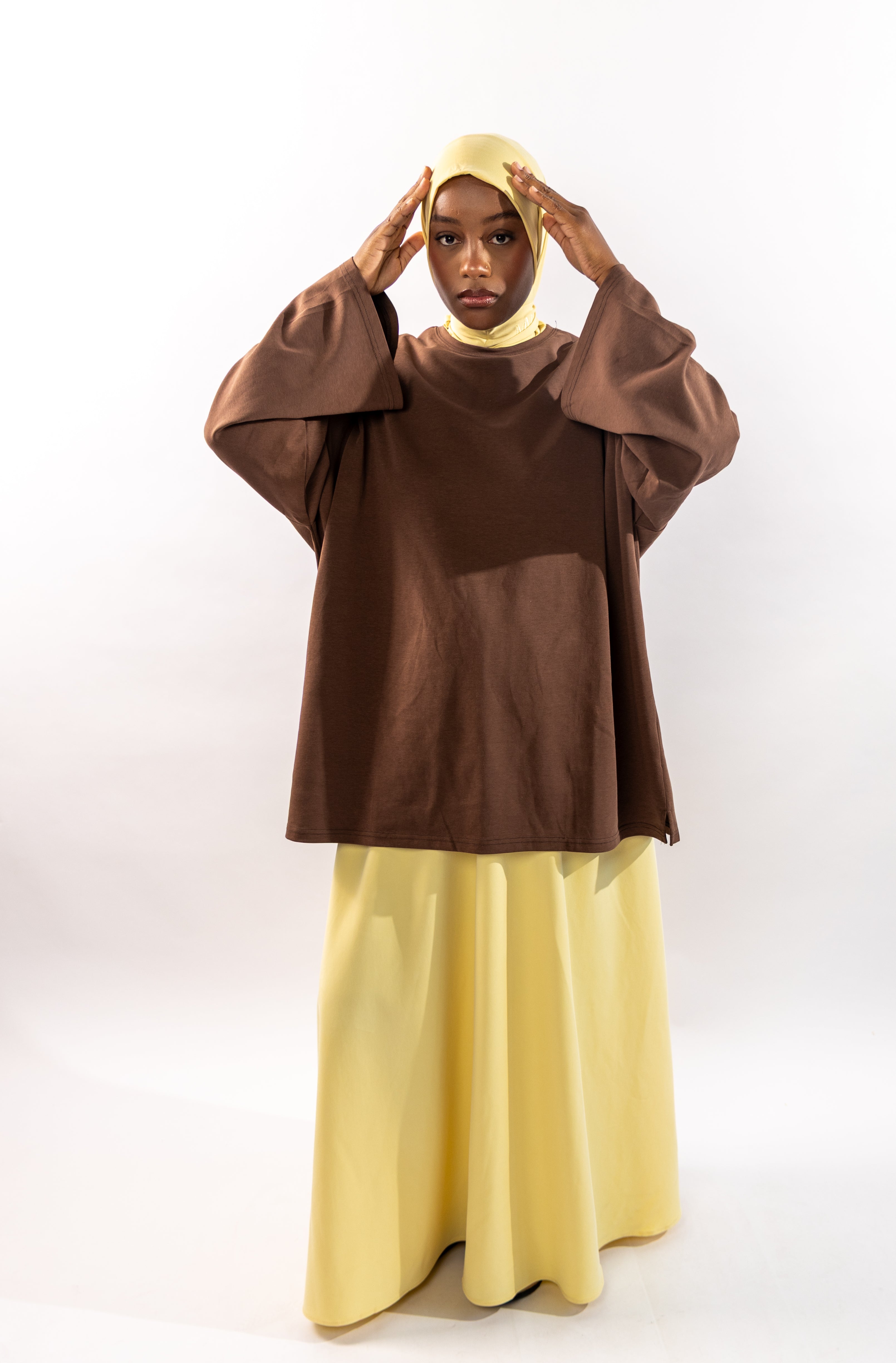 TEE SHIRT ESSENTIAL - MARRON