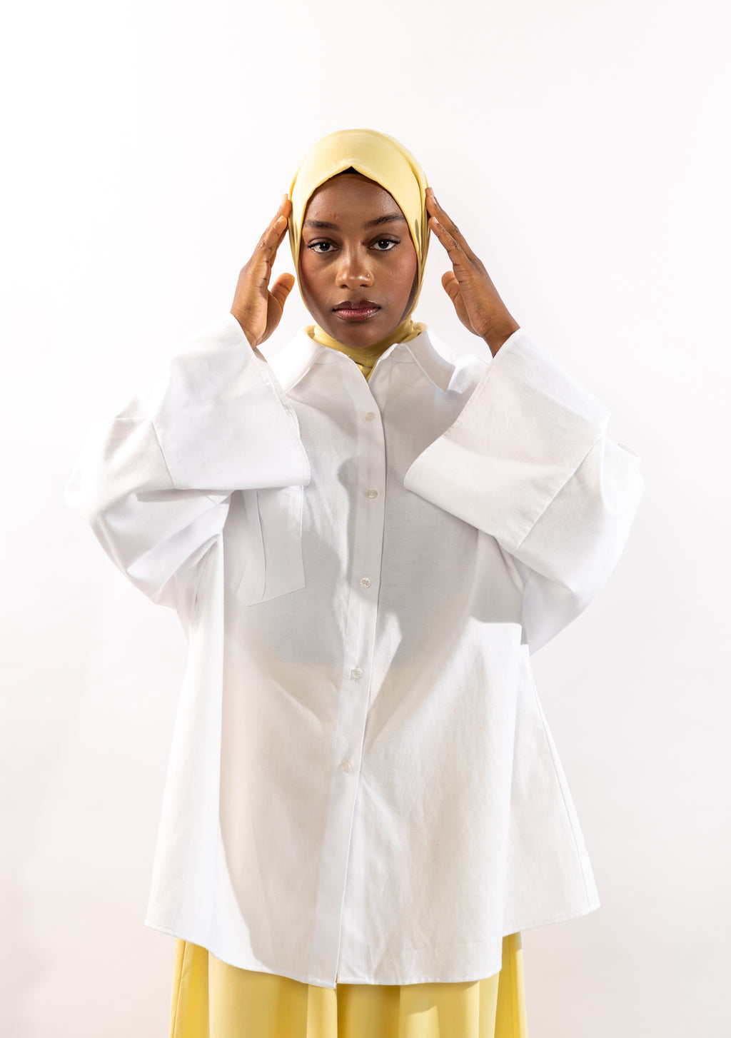 CHEMISE CASUAL - BLANCHE LOGO BLANC