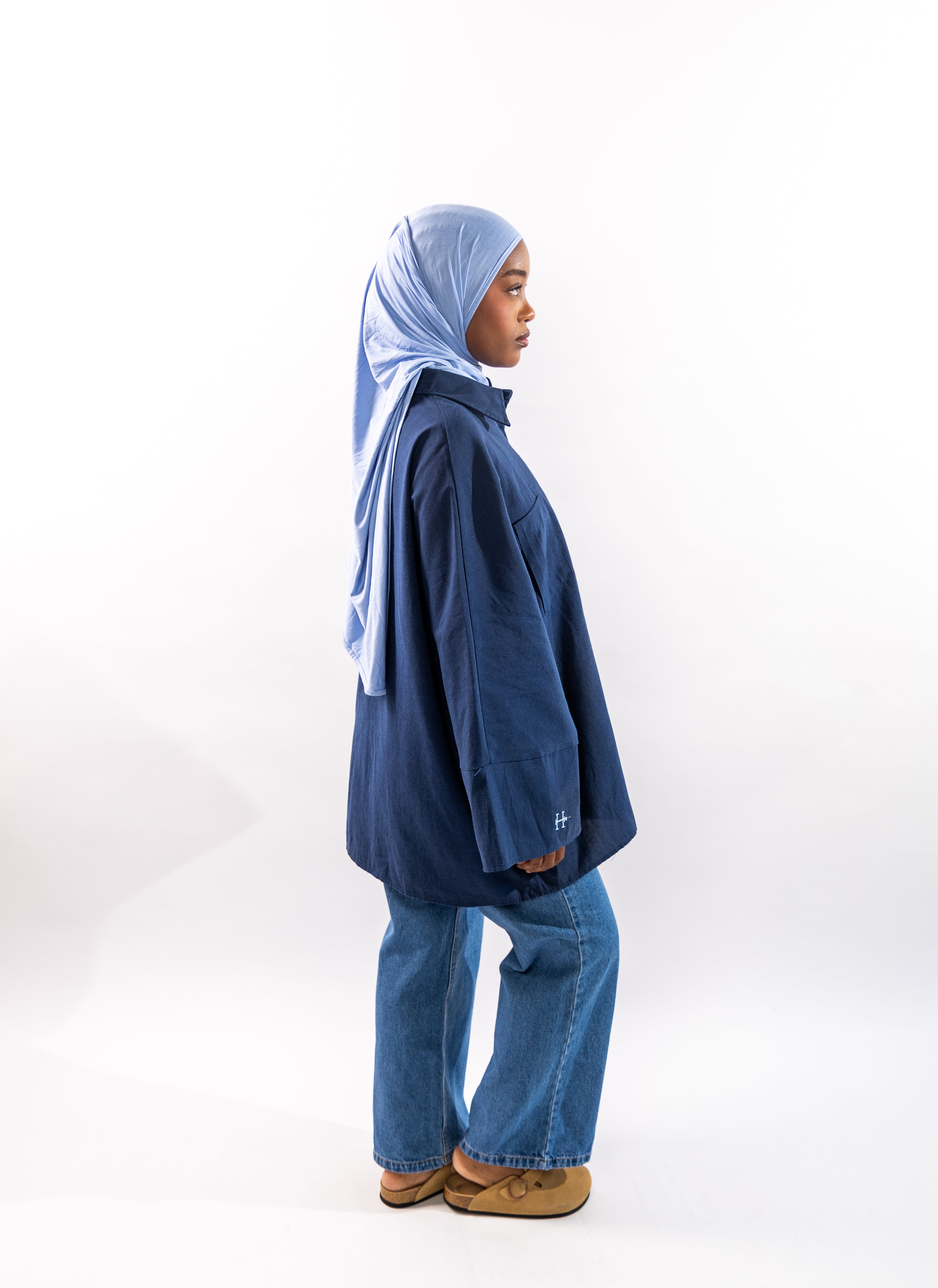 CHEMISE CASUAL - BLEUE MARINE