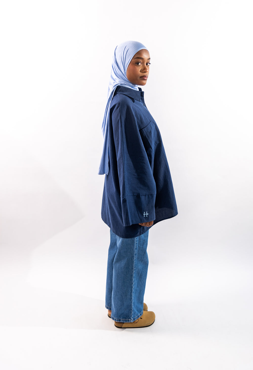 CHEMISE CASUAL - BLEUE MARINE
