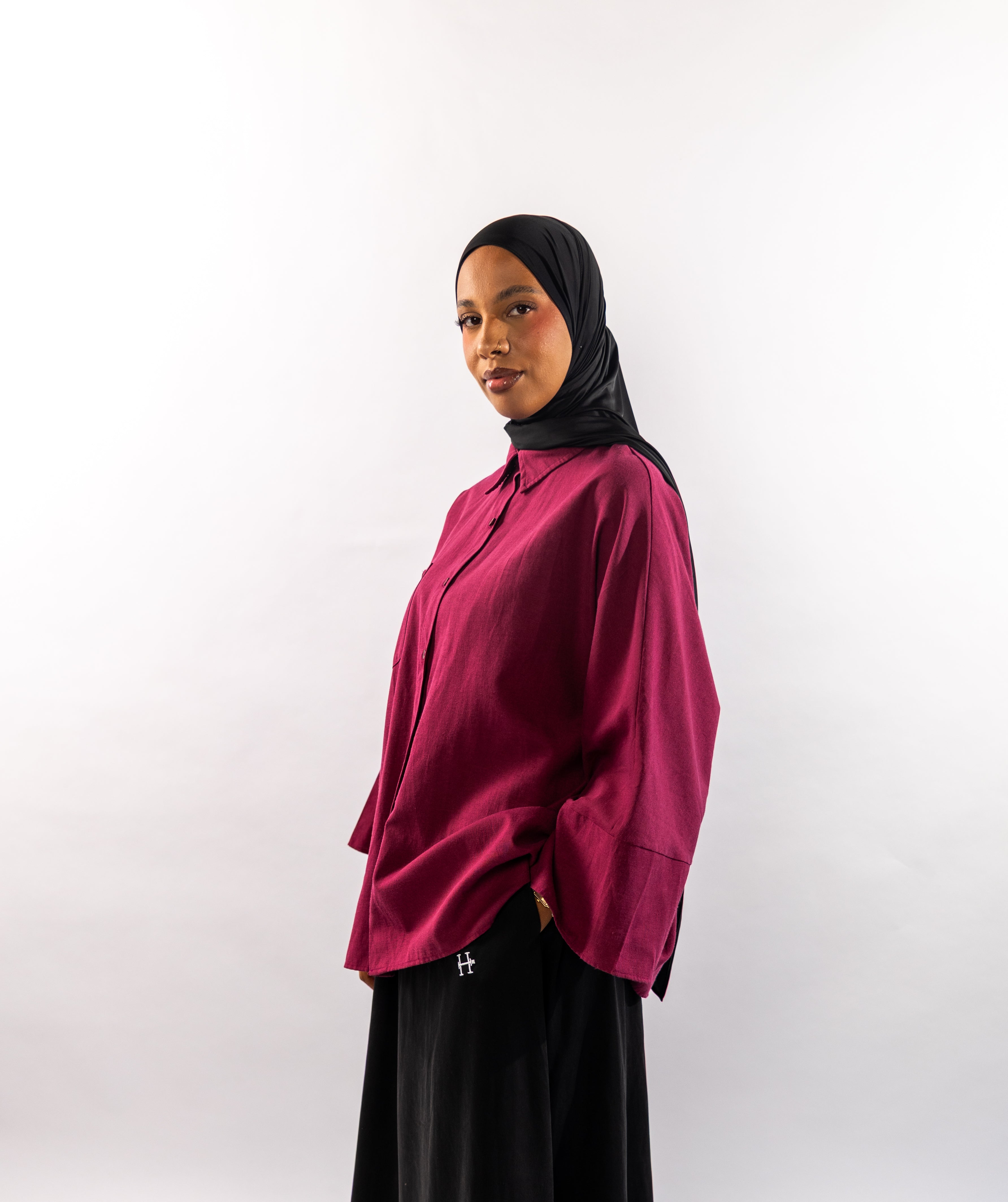 CHEMISE CASUAL - BORDEAUX