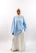 TEE-SHIRT ESSENTIAL - BLEU CIEL