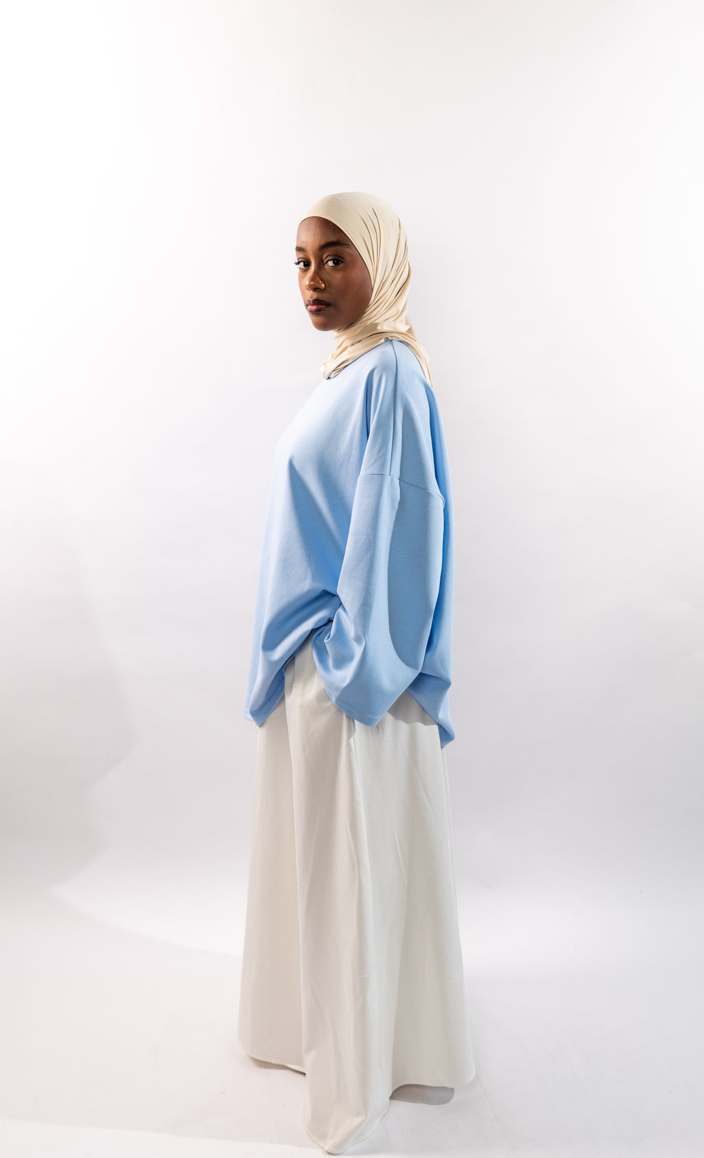 TEE-SHIRT ESSENTIAL - BLEU CIEL