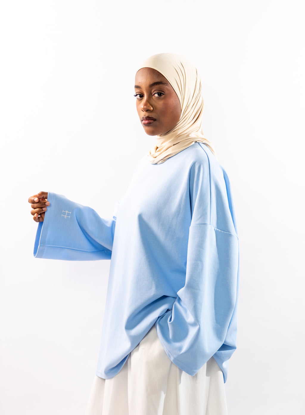 TEE-SHIRT ESSENTIAL - BLEU CIEL