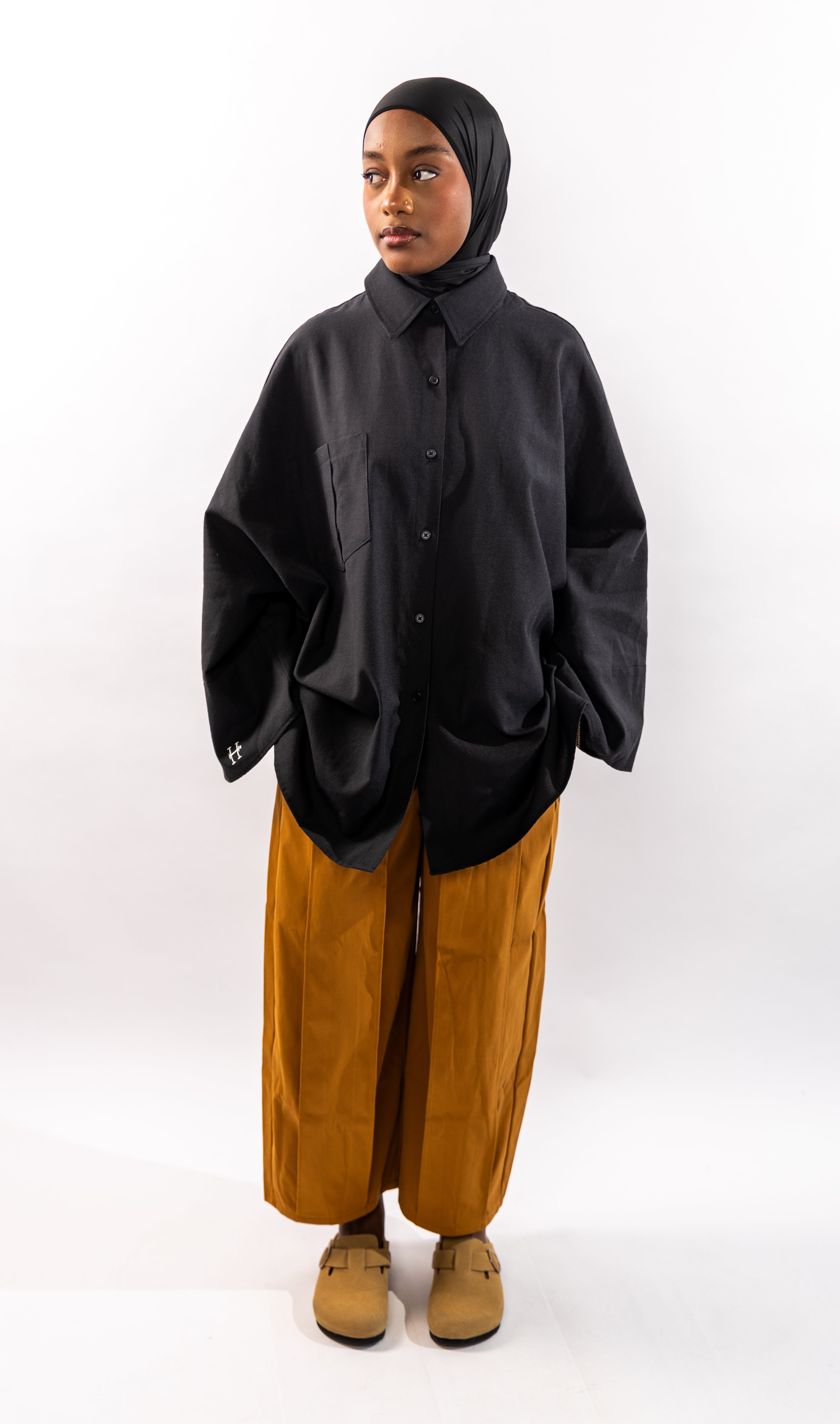 CHEMISE CASUAL - NOIRE