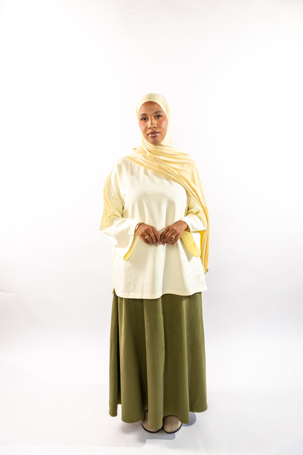 JUPE ESSENTIAL - VERT OLIVE