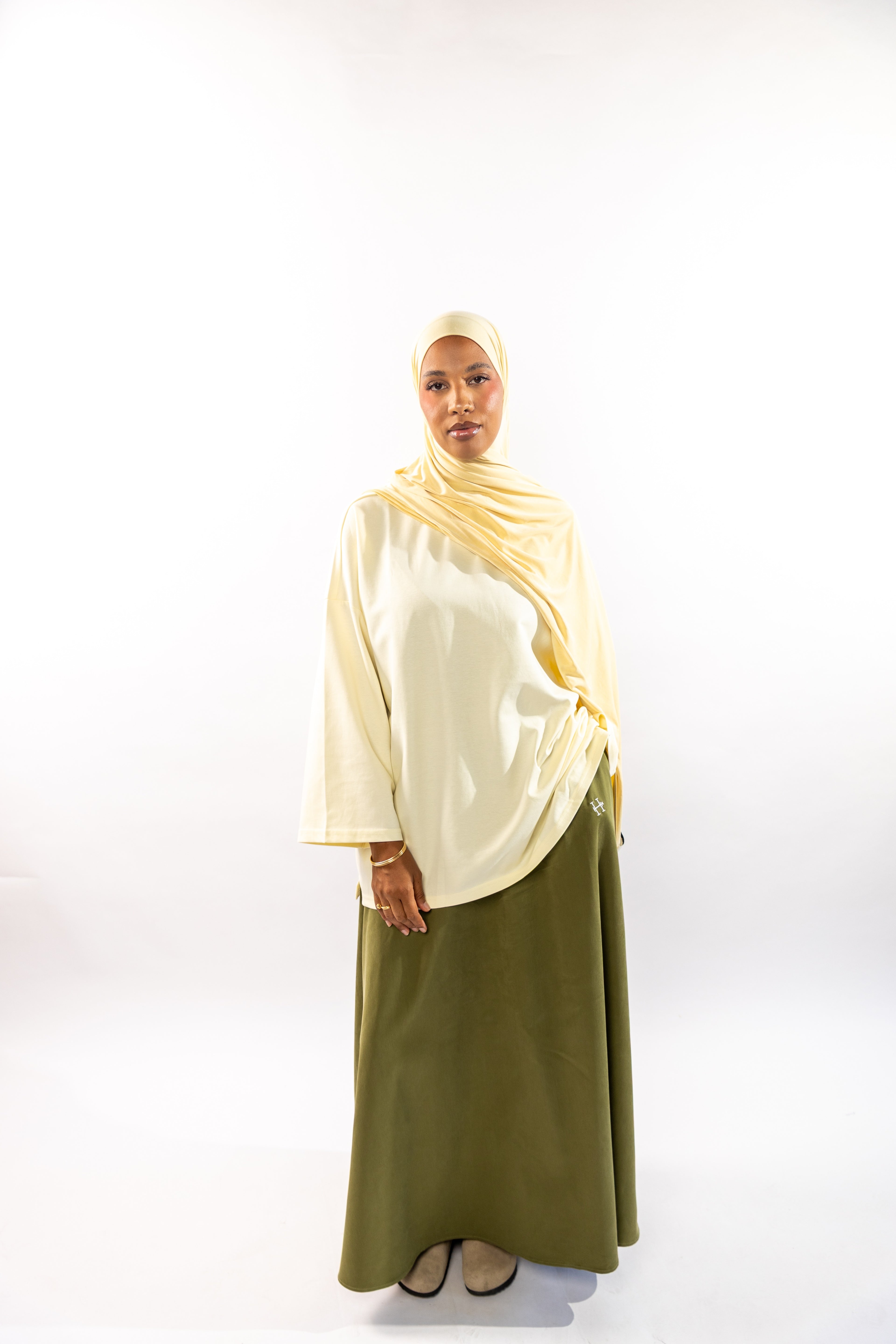 JUPE ESSENTIAL - VERT OLIVE