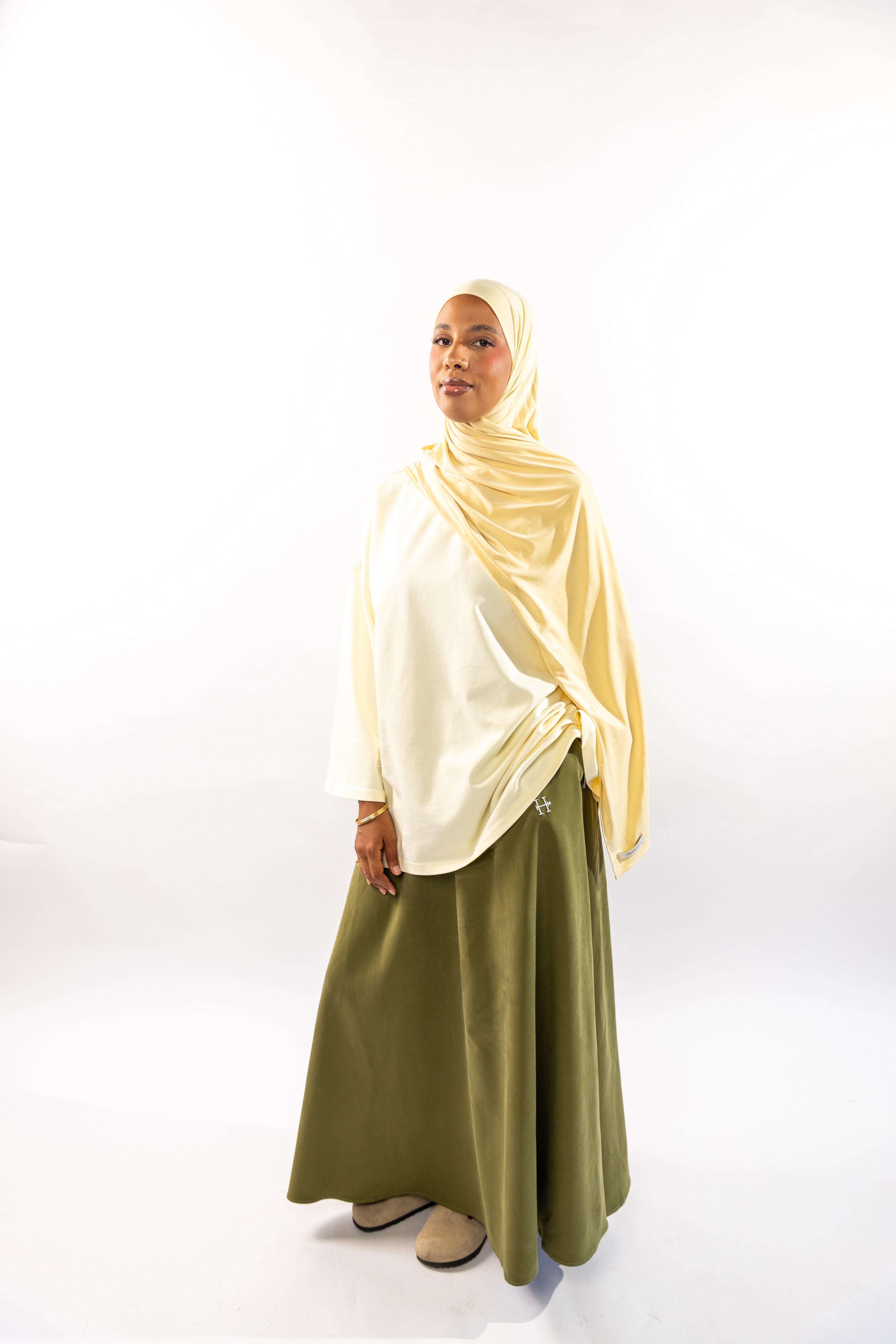 JUPE ESSENTIAL - VERT OLIVE