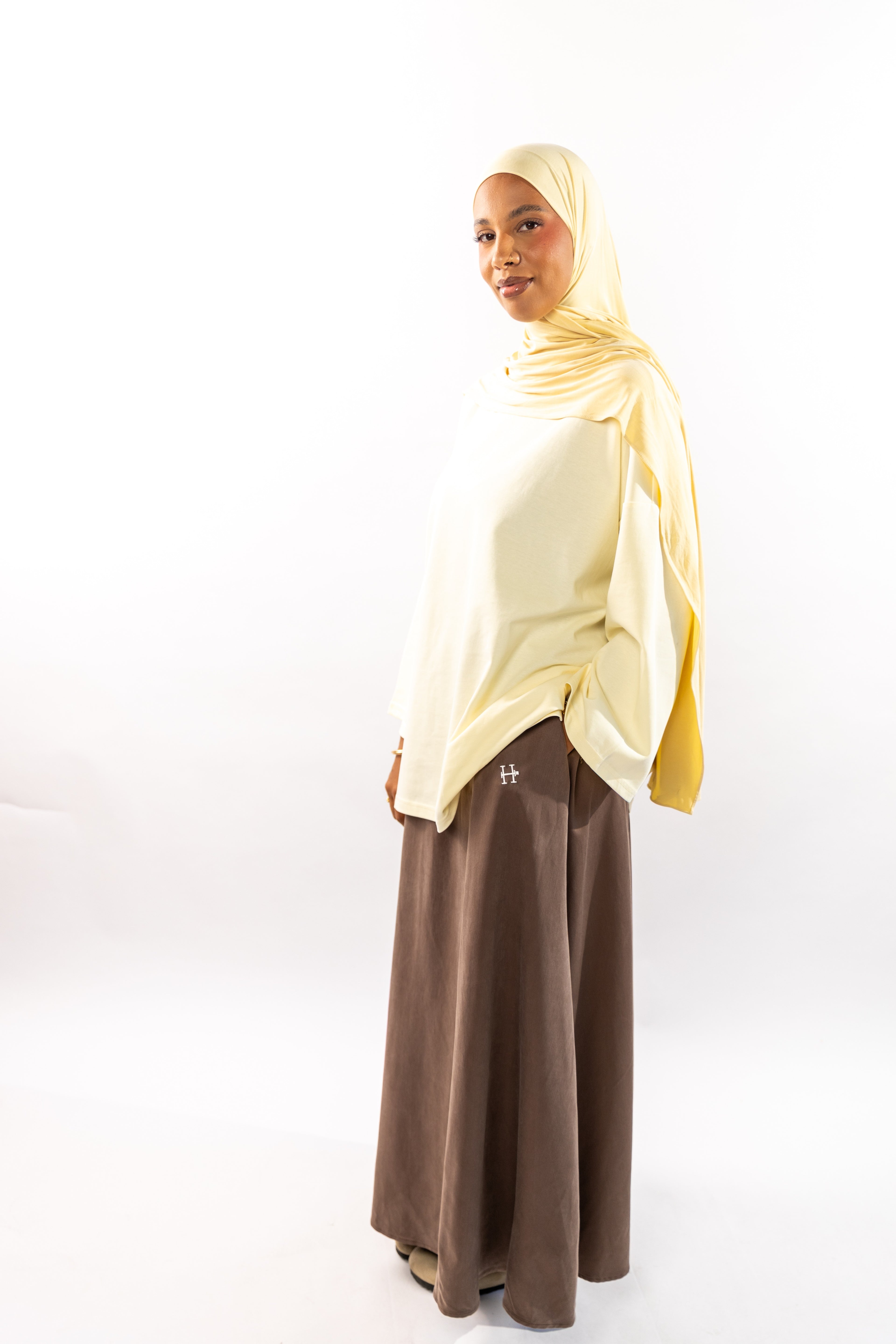 JUPE ESSENTIAL - MARRON