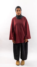 TEE-SHIRT ESSENTIAL - BORDEAUX