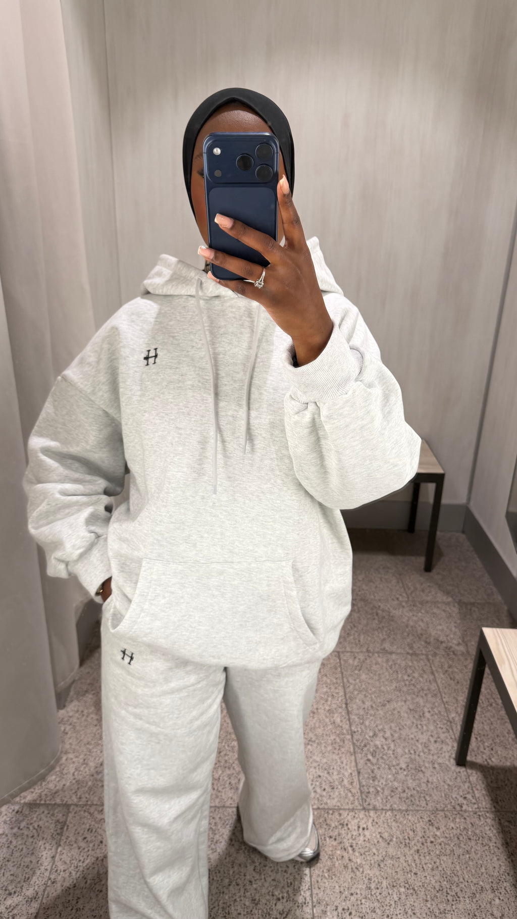 ENSEMBLE ESSENTIAL GRIS - COLLECTION HIVER