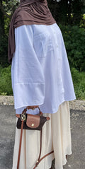 CHEMISE CASUAL - BLANCHE LOGO BLANC