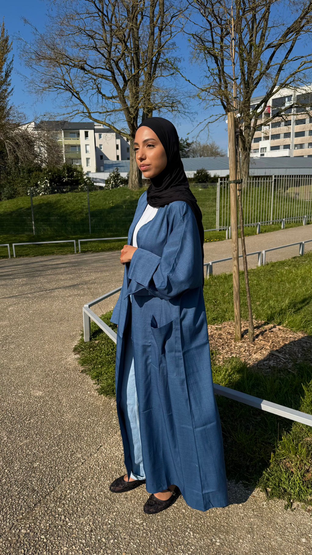 KIMONO MODESTY - BLEU