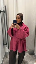 CHEMISE CASUAL - BORDEAUX