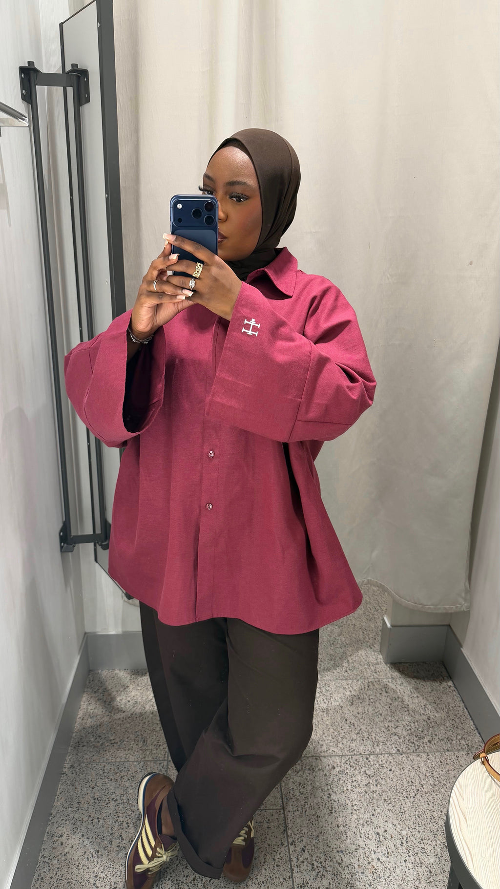CHEMISE CASUAL - BORDEAUX
