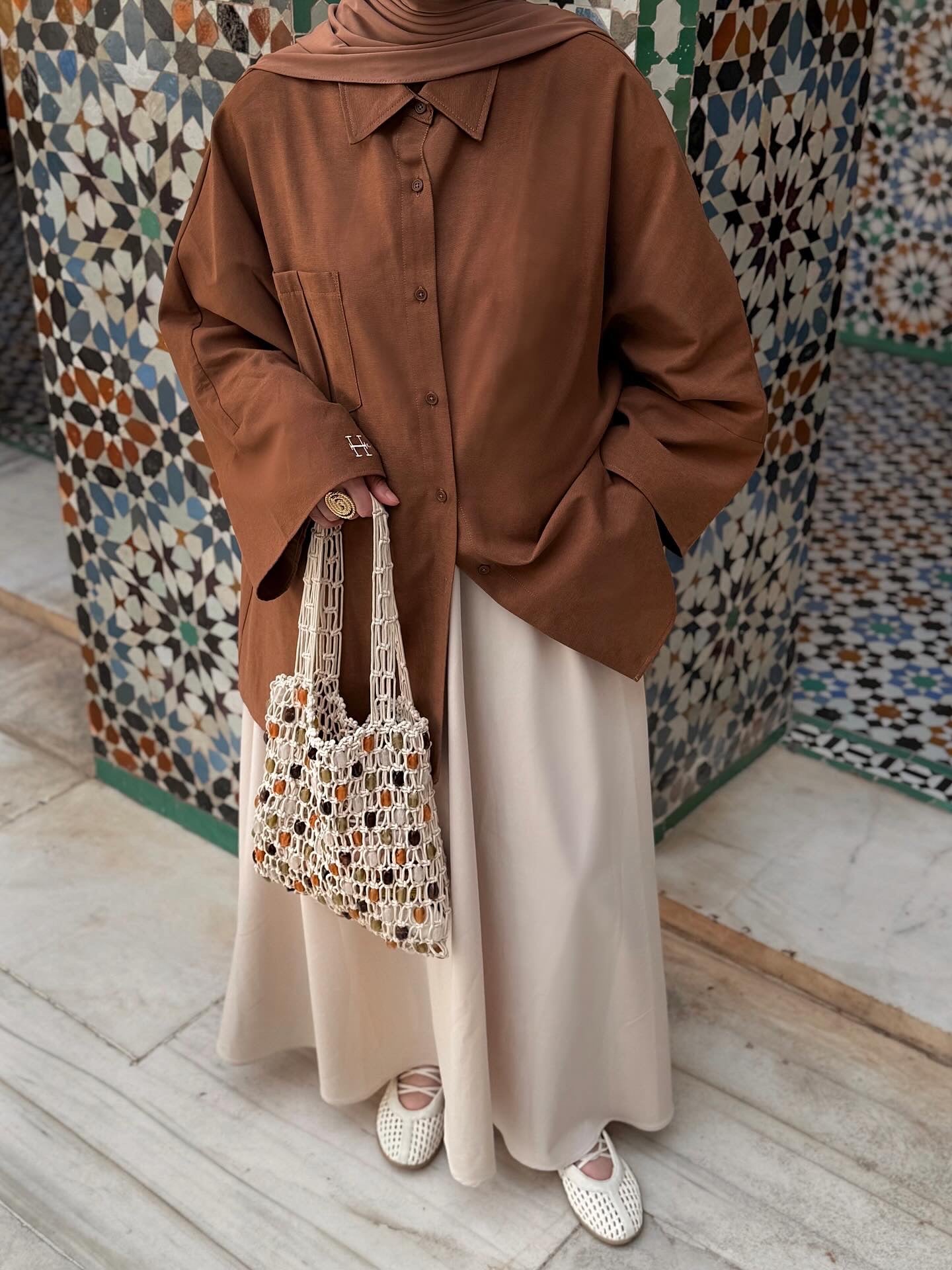 JUPE ESSENTIAL - BEIGE