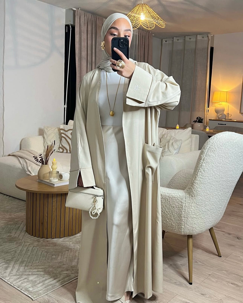 KIMONO MODESTY  - BEIGE