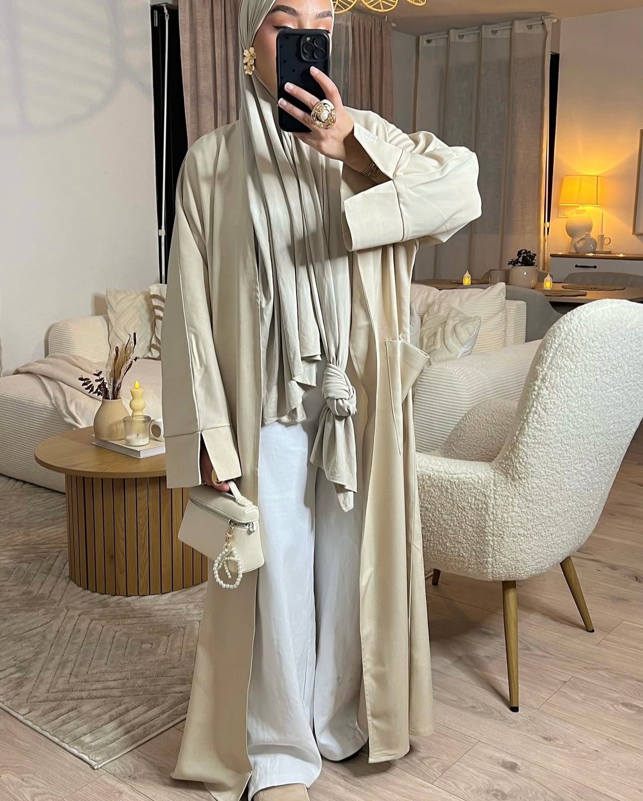 KIMONO MODESTY  - BEIGE