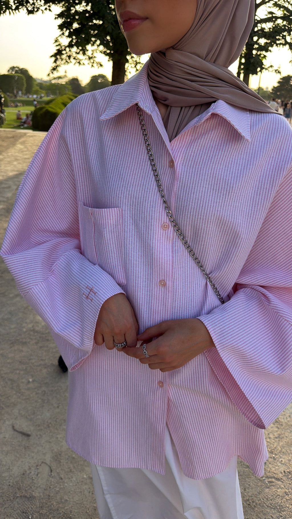 CHEMISE CASUAL - ROSE