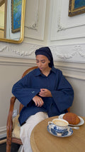 CHEMISE CASUAL - BLEUE MARINE