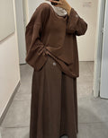 TEE SHIRT ESSENTIAL - MARRON