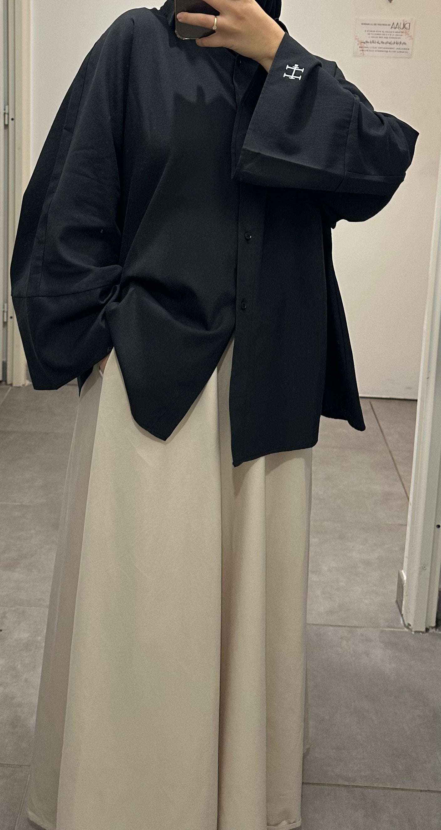 CHEMISE CASUAL - NOIRE