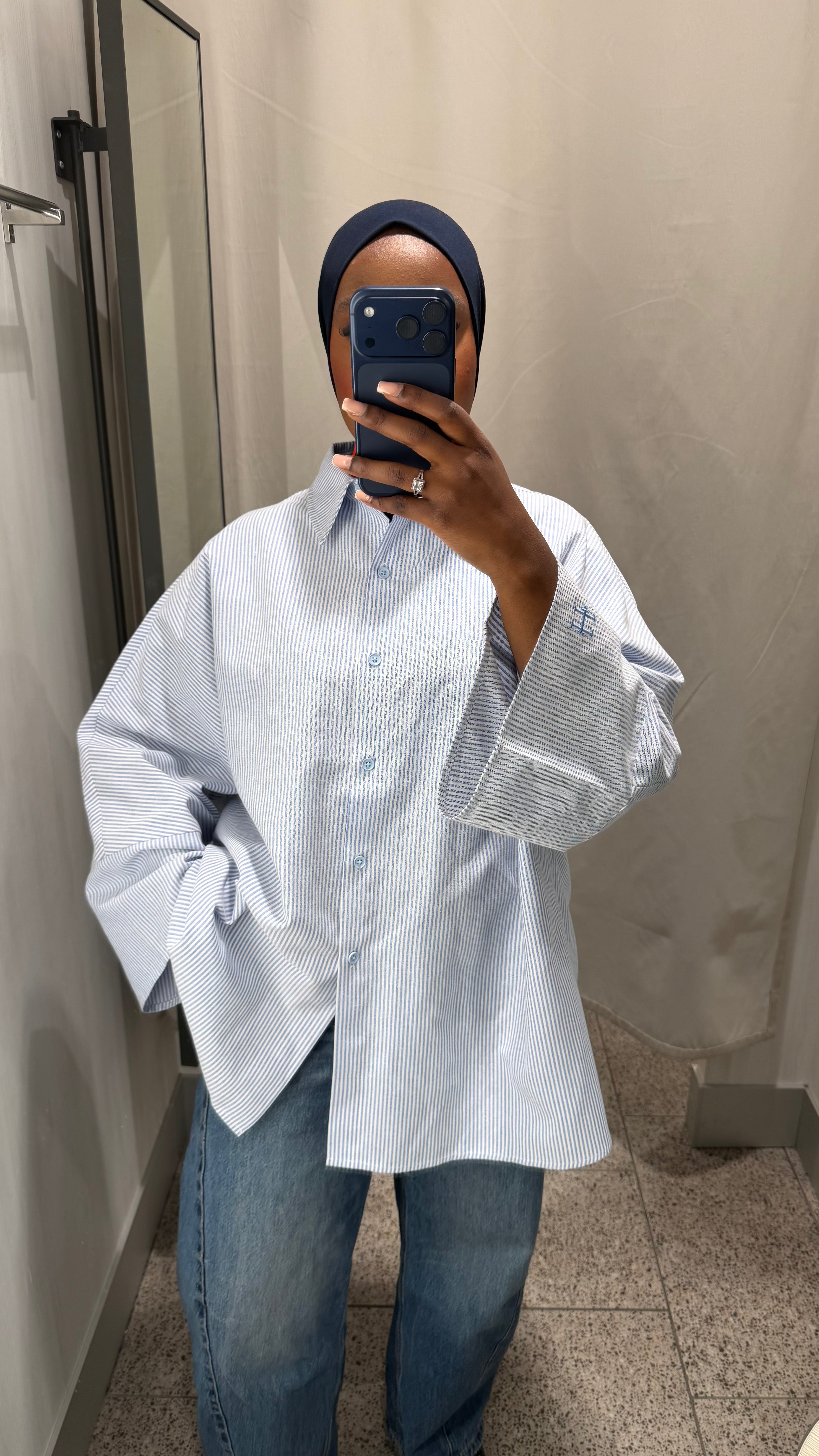 CHEMISE CASUAL - BLEU