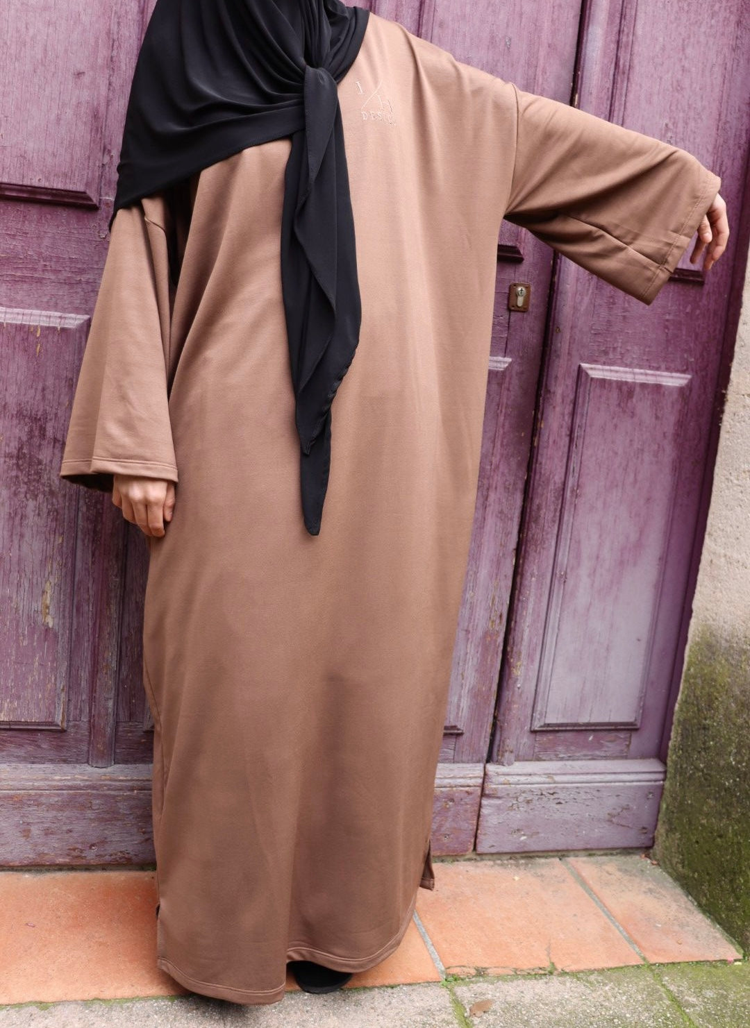 ROBE ESSENTIAL - MARRON