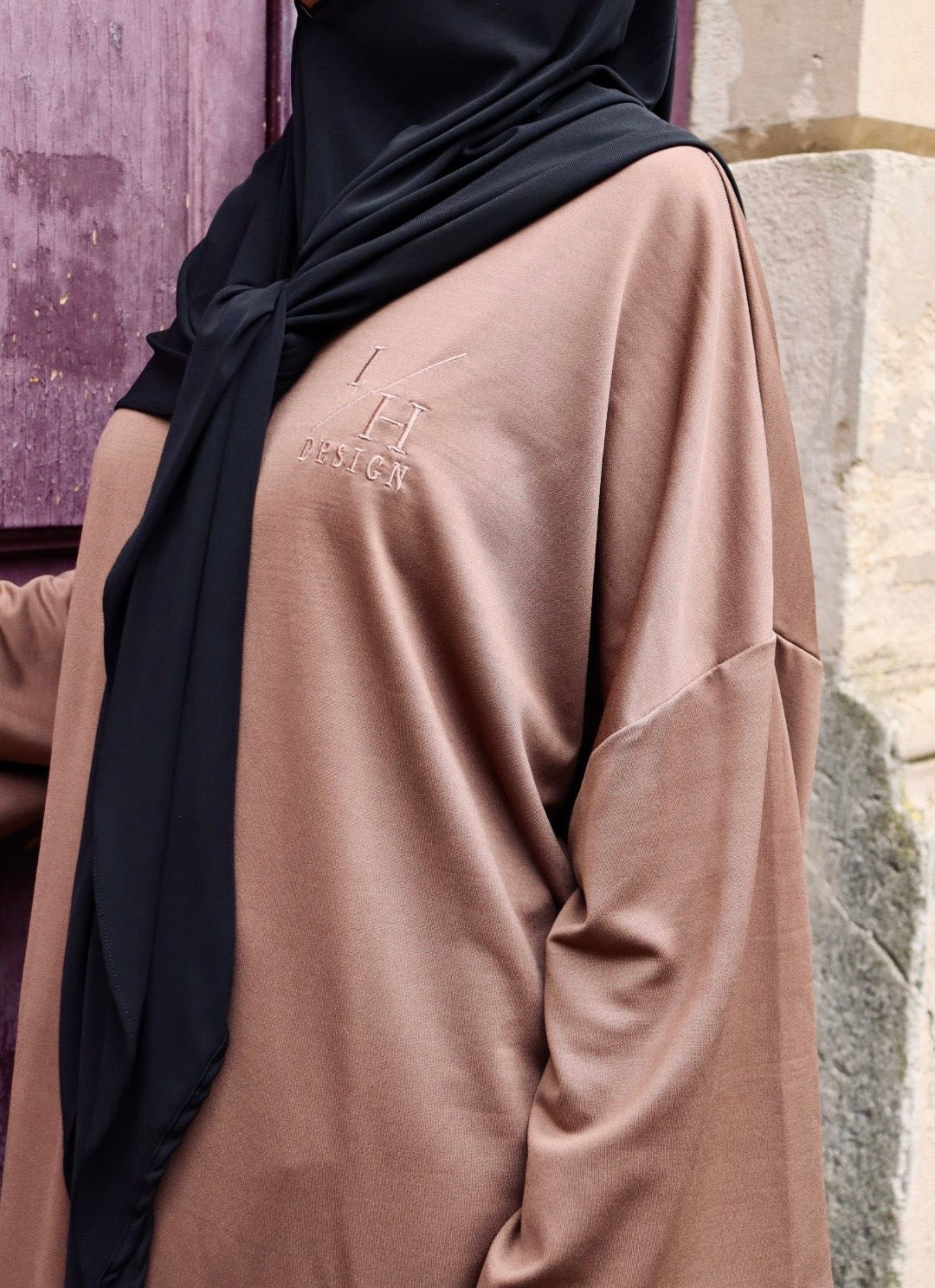 ROBE ESSENTIAL - MARRON