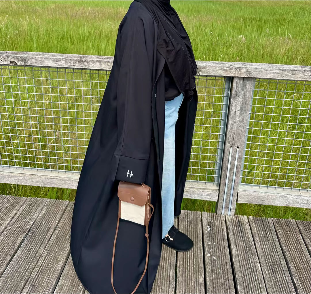 KIMONO MODESTY  - NOIR